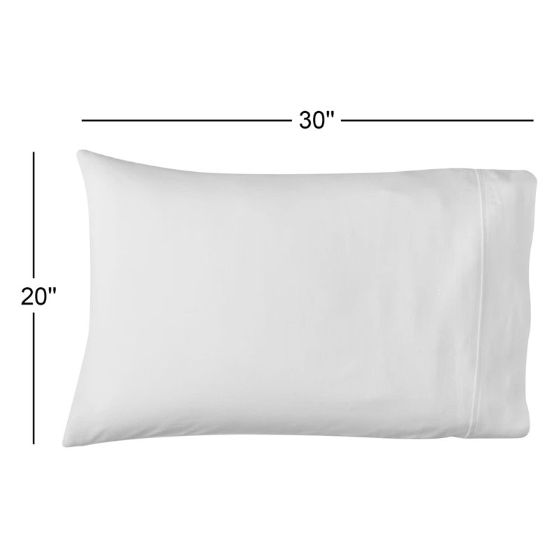 Jeffen Linen Blend Sheet Set, White, King Sheet Set + 1 Fitted Sheet + 2 Pillowcases