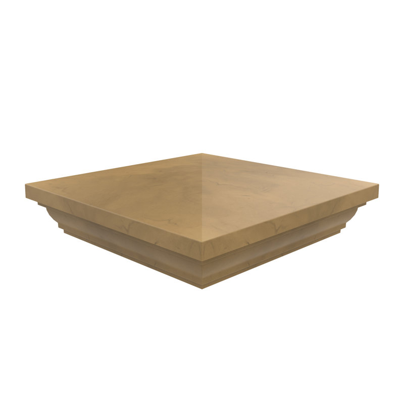 Cypress Vinyl Flat Post Cap for 5-Inch Fence