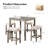 Dereham 4 - Person Counter Height Set-617341005