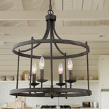 Leitersburg 4 - Light Iron Dimmable Chandelier