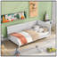 Lit de jour simple / canapé-lit en bois, avec un design moderne Mid-Century et une utilisation polyvalente pour tout décor-804226012