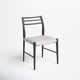 Charon Linen Ladder Back Side Chair