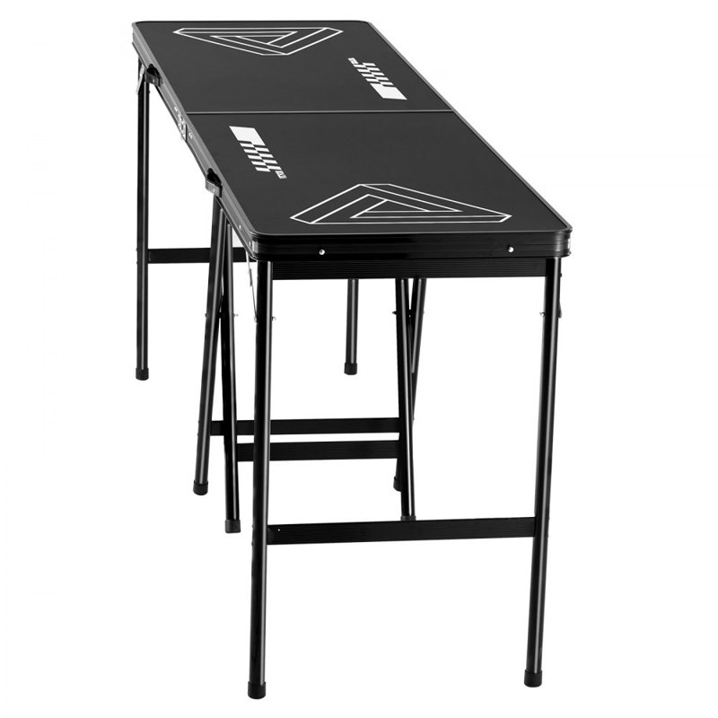 VEVOR Black 240cm L Beer Pong Table