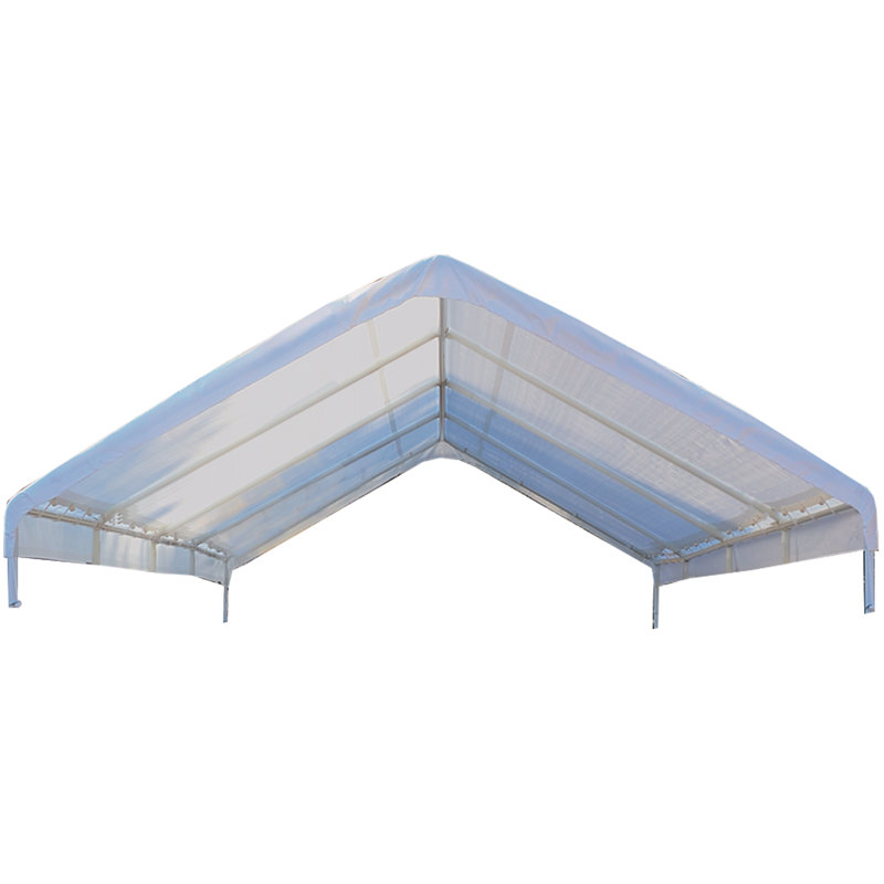 Universal Replacement Drawstring Roof Cover, White, 2"H x 120" W x 324"D