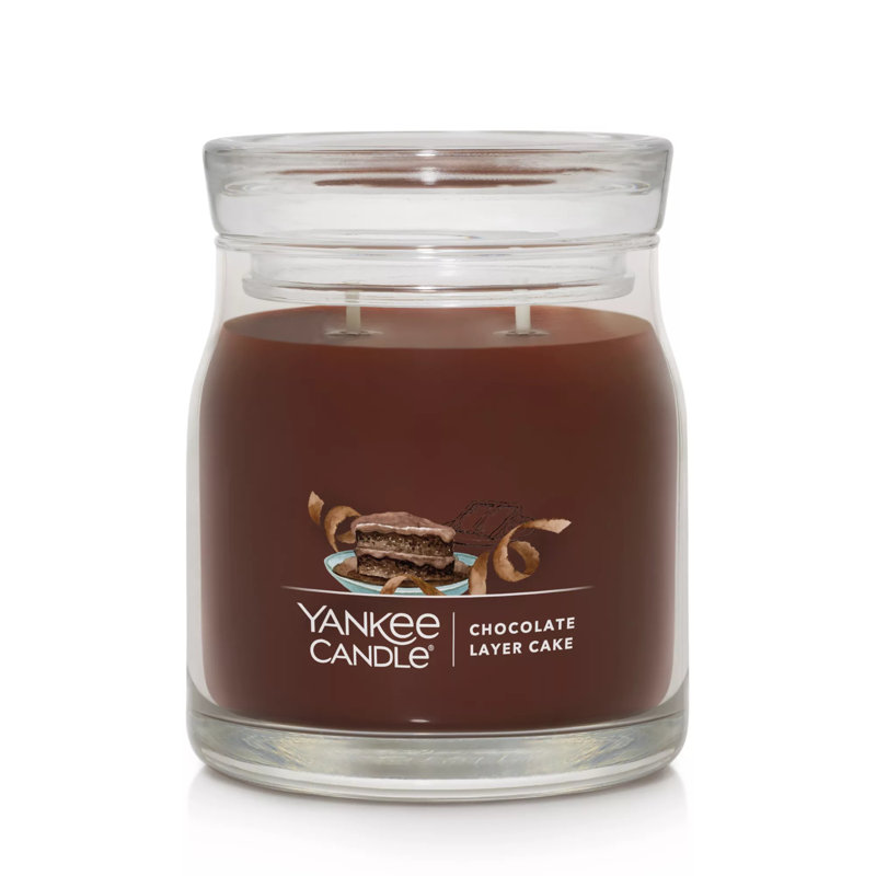 Signature Chocolate Layer Cake Scented Jar Candle, Small