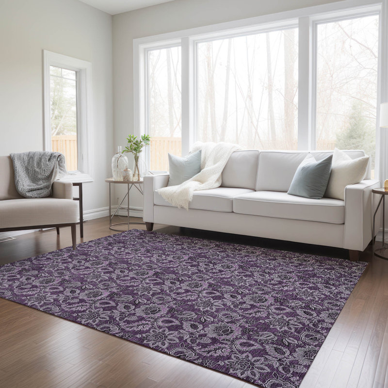 Tapis intérieur / extérieur Flitwick avec envers antidérapant, Rectangle 2 pi 6 po x 3 pi 10 po