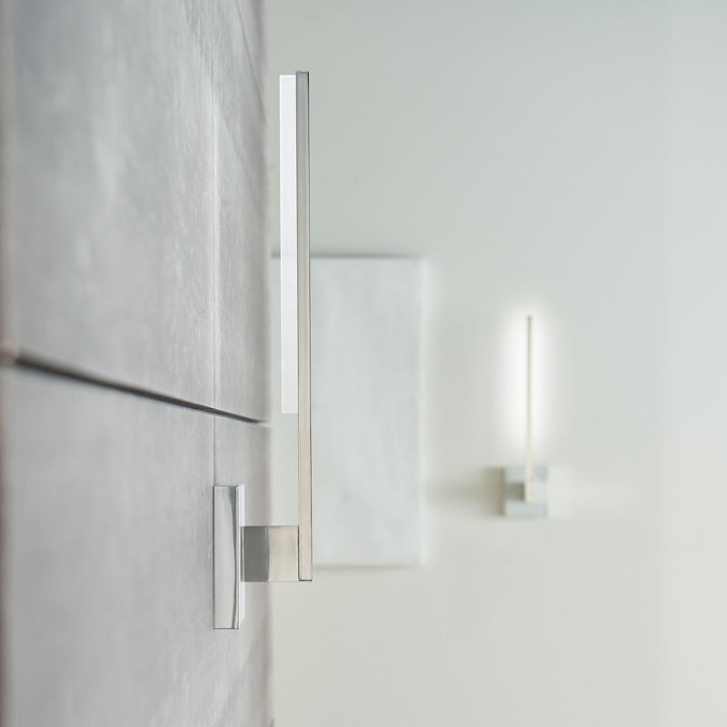 Klee 1 - Light LED Armed Sconce, Nightshade Black