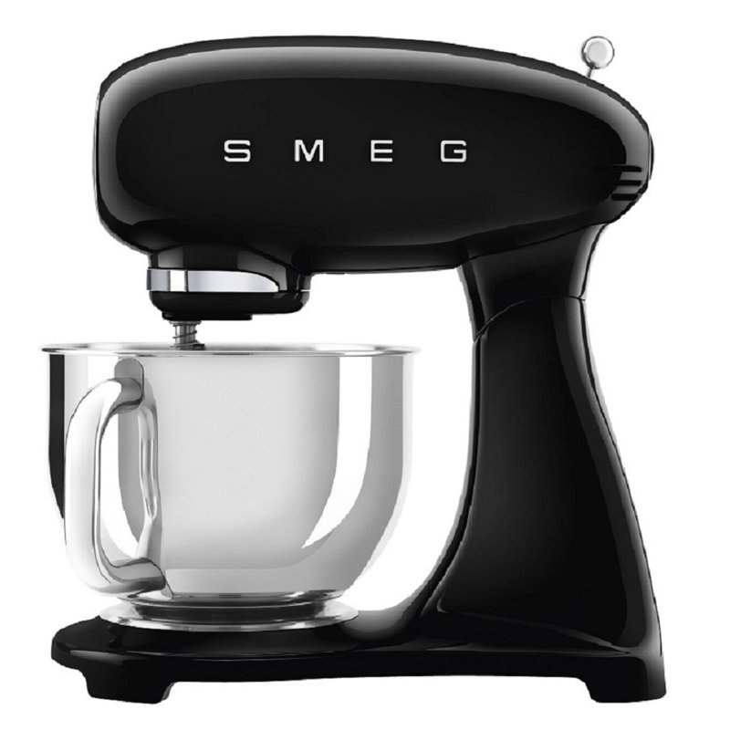 SMEG 50's Retro Style Aesthetic Stand Mixer single color, Black