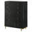 Anser Black 5-Drawer Chest-824850628