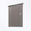 Outdoor Storage Shed with Sloping Roof, 2 vents and 1 Side Open Door