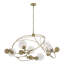 Sprig 6 - Light Unique Geometric Chandelier-71638868-71638869