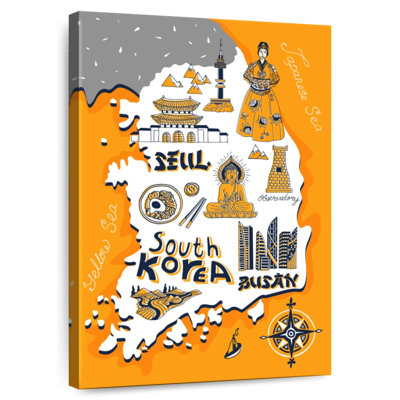 Aliaz South Korea Tourist Map