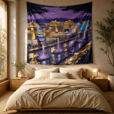 Tapisserie murale «Cities Las Vegas»