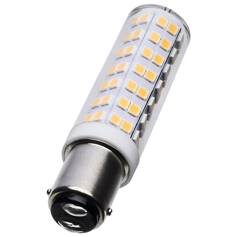 DEL 6,5 watts T6 - Finition transparente - Base DC - 120 volts, 3000
