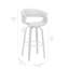 Tabouret de bar avec accoudoirs et dossier ouvert en similicuir Chagnon-63322137-63322140-63322136