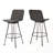 Octavius Polyethylene (PE) Wicker Outdoor 27'' Counter Stool