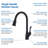 Single Handle Pull-down Kitchen Faucet-104201483