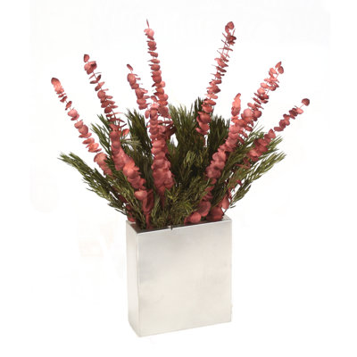 26'' Eucalyptus Plant in Metal Planter