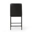 Ensemble de 2 chaises capitonnées à hauteur de comptoir Diamond, rembourrées pour la cuisine et la salle à manger, noir
