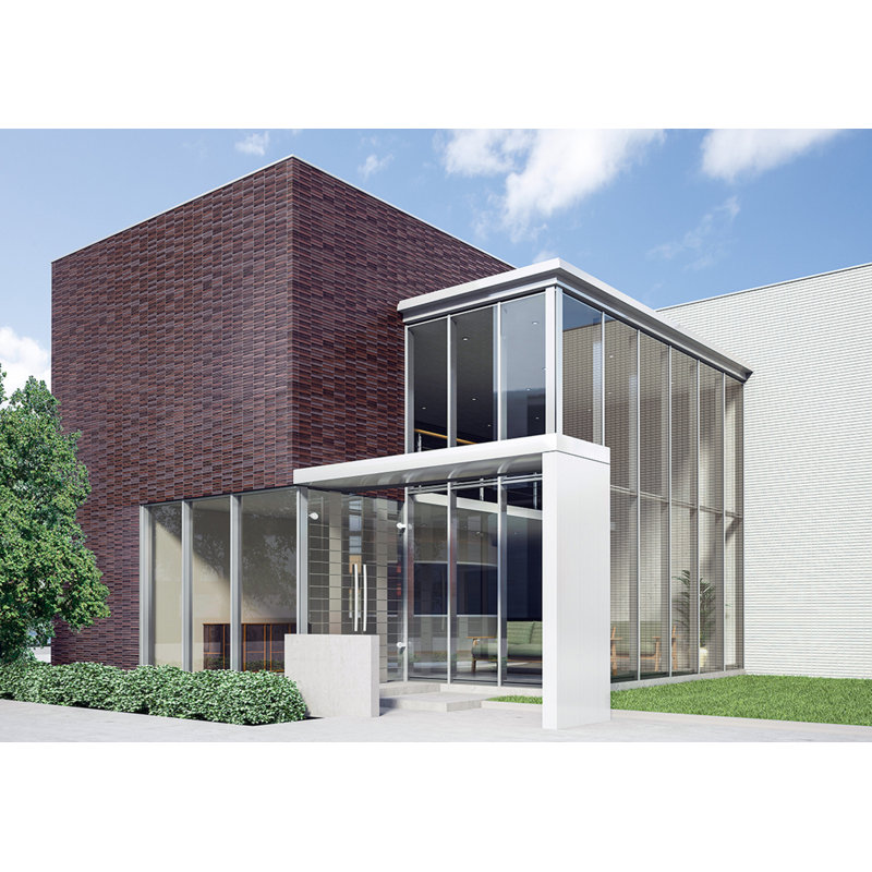 Sairin 1.28" x 8" Ceramic Grid Mosaic Wall Tile, Brown Mix