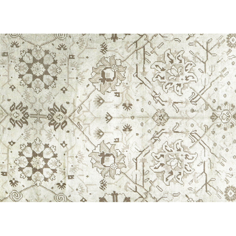 OverSize One-of-a-Kind 11'6" X 17' 1900s Wool Area Rug in
