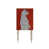 Rouge / blanc ivoire