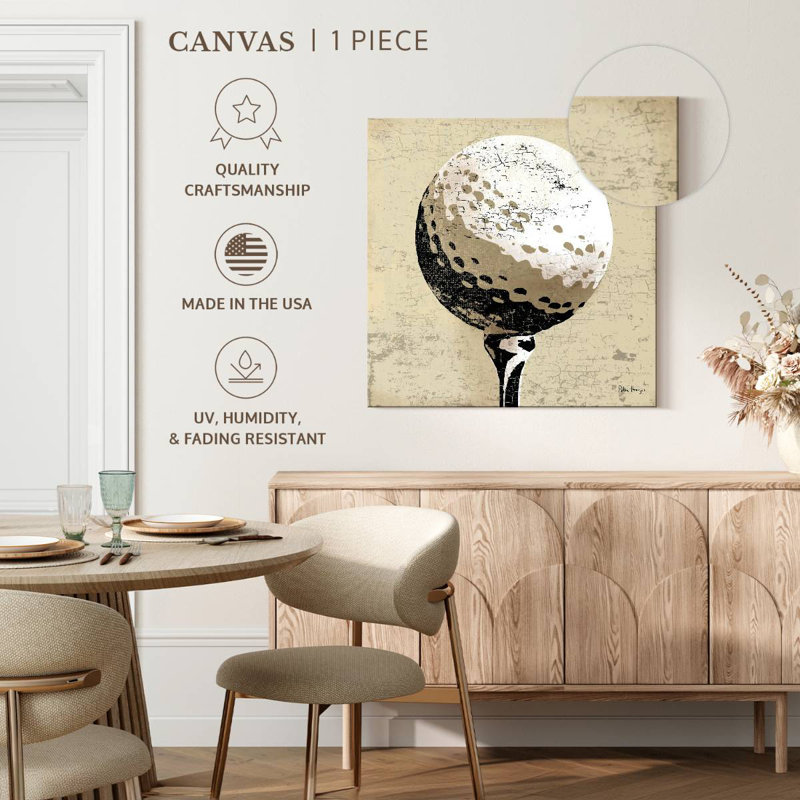 Ballon de golf rétro Sireci, H 16 po x l 16 po