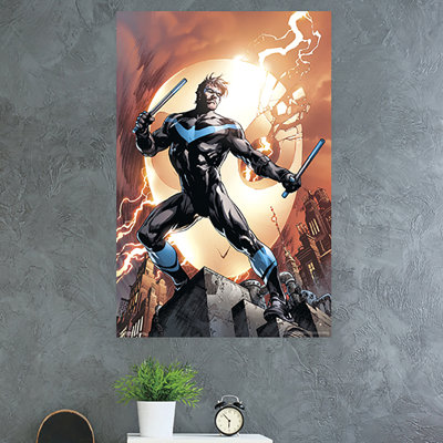 Impression sur papier nightwing-fire
