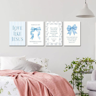 4 Piece Wrapped Canvas Print