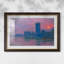 Le Parlement, coucher de soleil, 1903 - Claude Monet - Reproduction encadrée sur mesure-92645206-92645282-92645294
