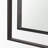 Miyashiro Rectangular Dual Metal Frame Gunmetal Mirror