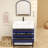Jessica 29.5'' Single Bathroom Vanity with Stone Top-1226835321