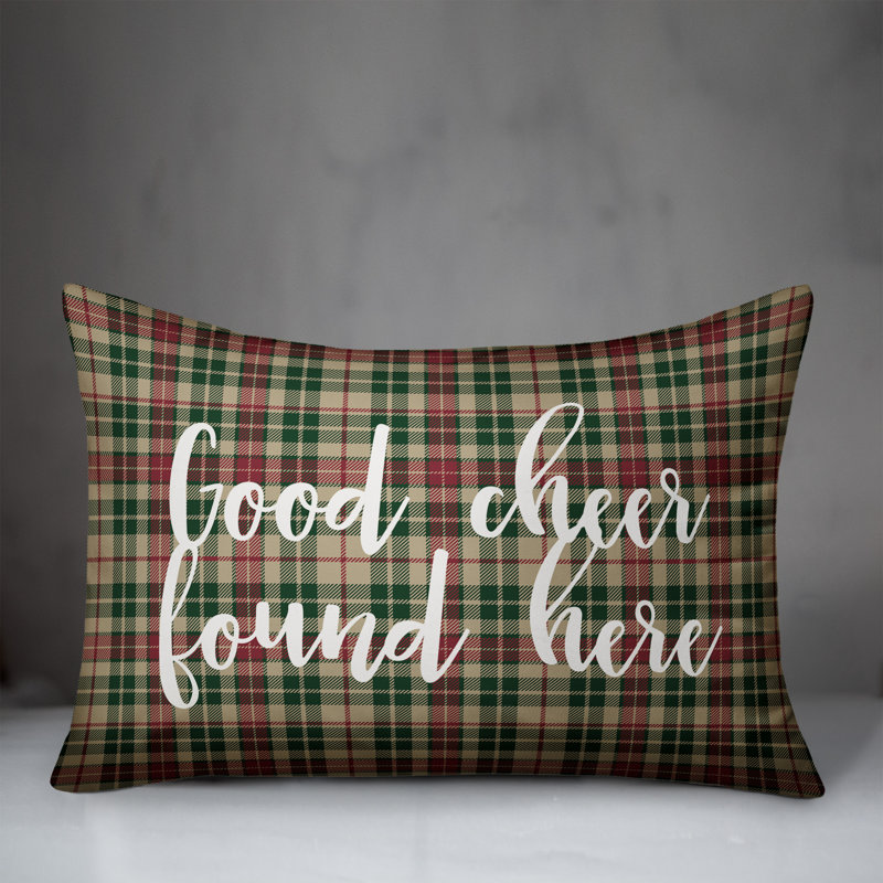 Plaid Throw Pillow