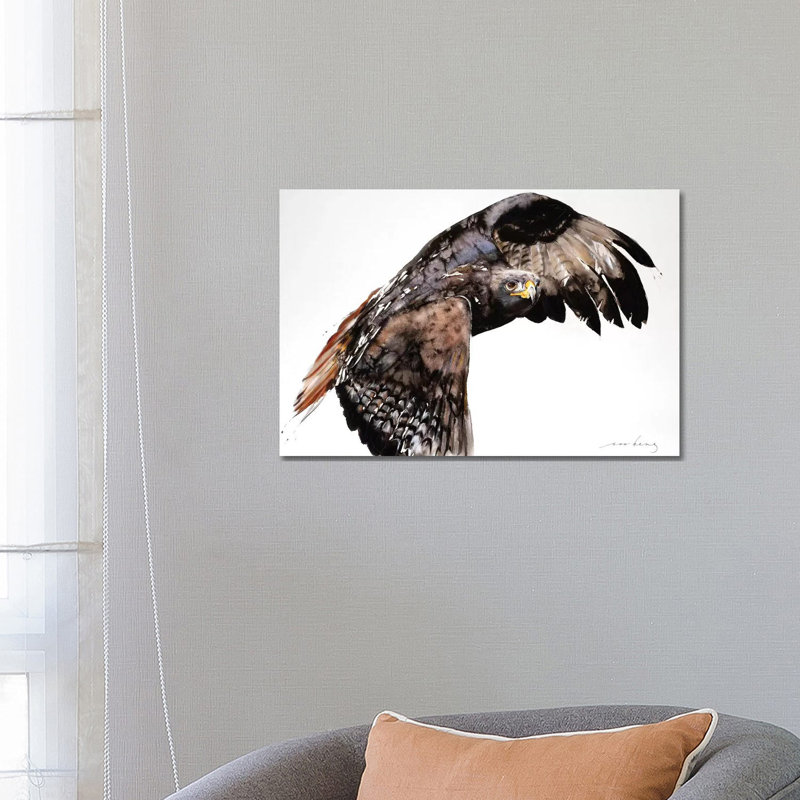 Falcon by Soo Beng Lim - Wrapped Canvas Gallery-Wrapped Canvas Giclée, 20.32 cm H x 30.48 cm W