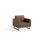 Chaise de réception en vinyle l 33 po avec structure en bois Mirella
