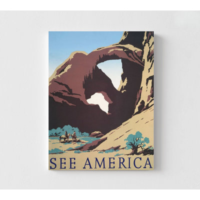 «See America» par Stellar Design Studio, impression d'affiche de voyage aux États-Unis, décor de maison de l'Art américain rétro, agence murale, agence de voyage