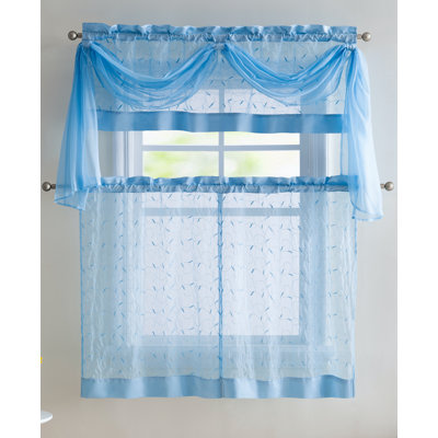 Kenmore Floral Kitchen Curtain