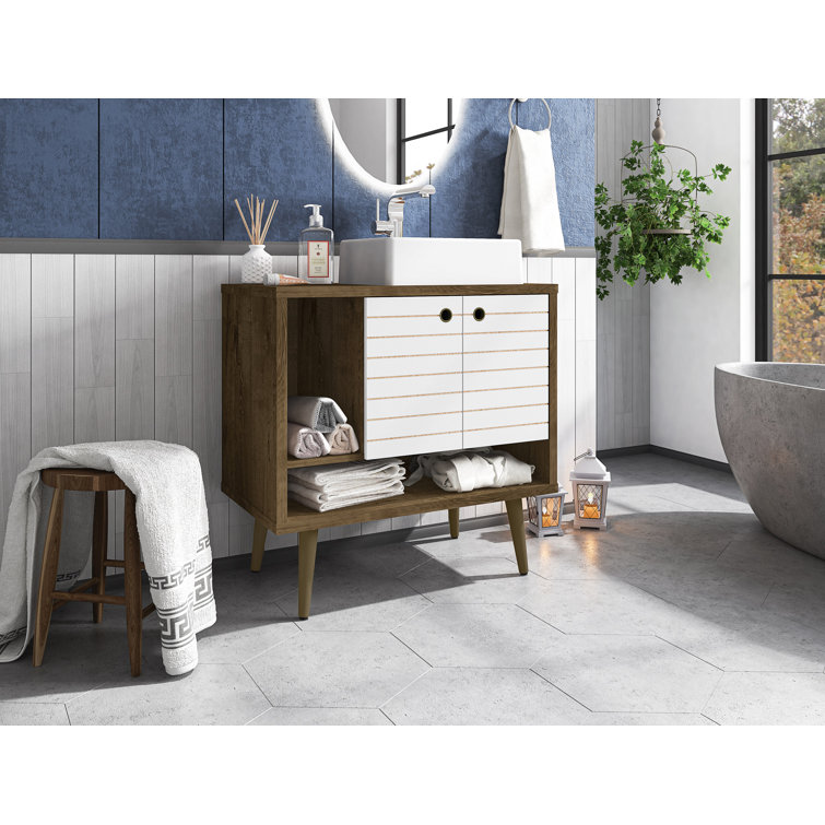 Kilwin 31.49'' Single Bathroom Vanity with Manufactured Wood Top