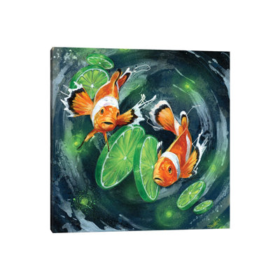Lost In Limes by Swartz Brothers Art - Wrapped Canvas Print