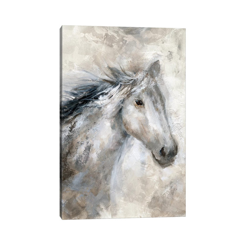 Neutral Horse by Nan - Wrapped Canvas Print, 66.04 cm H x 45.72 cm W x 1.91 cm D
