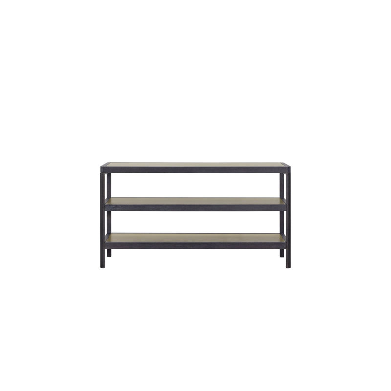 Console Table W/ Metal Insets