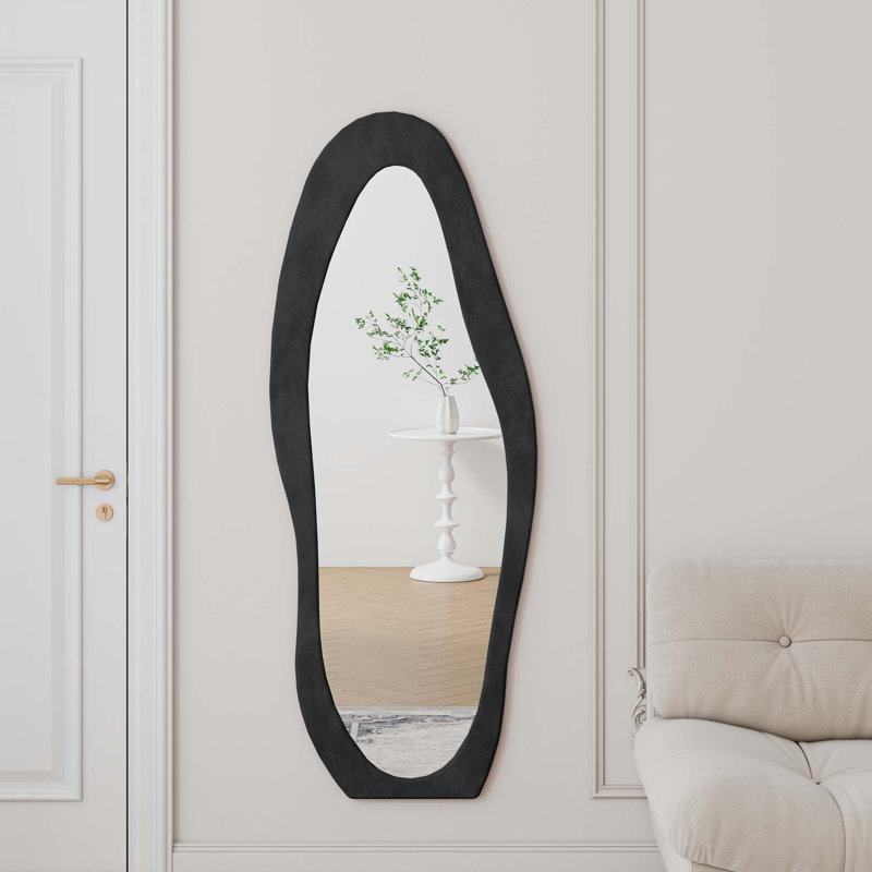 63" X 24" Full Length Mirror, Black