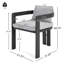 Outdoor Dining Armchair with Cushions-47894740