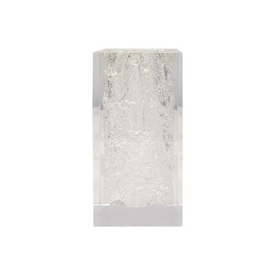 Clear Cubic Resin Sculpture