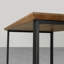 Ajahni Oak Metal Base Dining Table-635181025-635181026