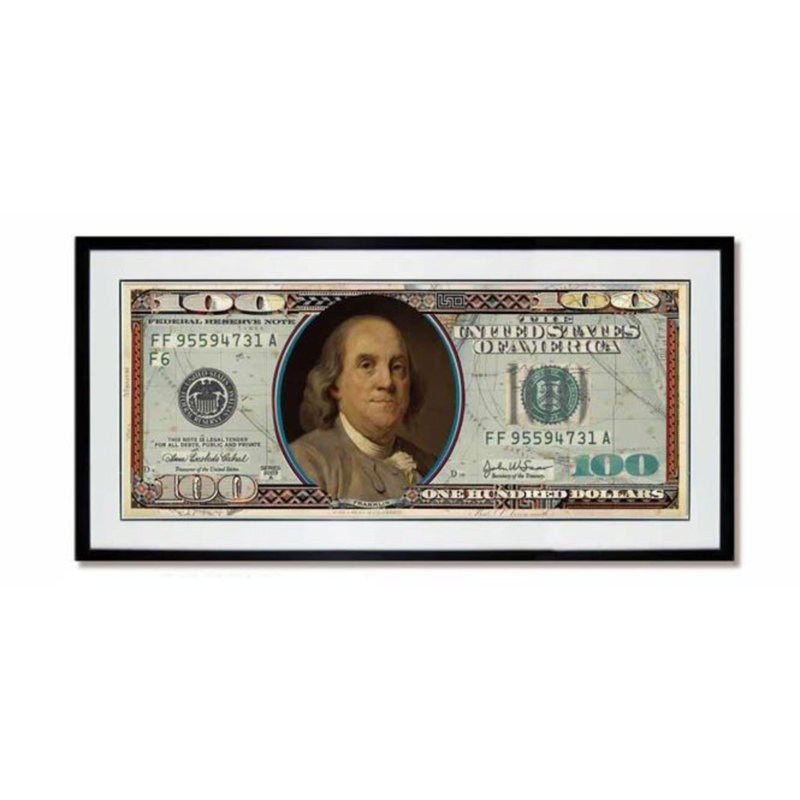 Collage de cent dollars