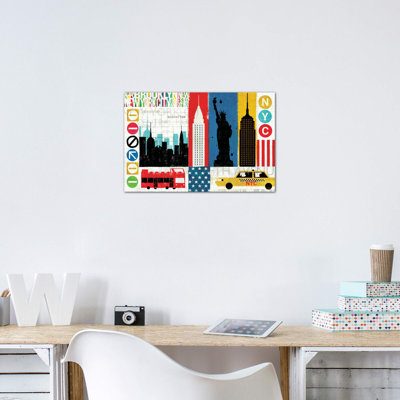 «New York City Experience» par Michael Mullan - impression d'art graphique