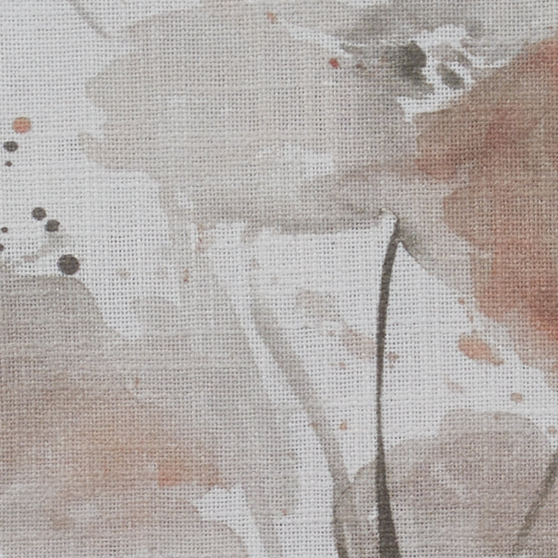 Ensemble de 4 serviettes Ina, Blanc cassé, floral
