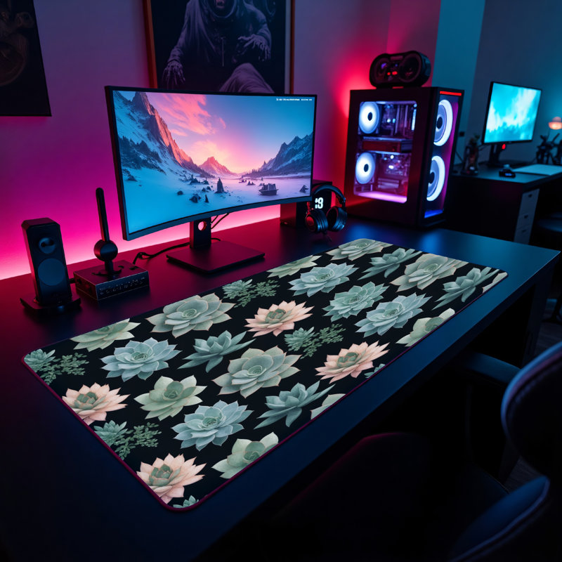 Polyester Desk Pad, 31.5x15.5