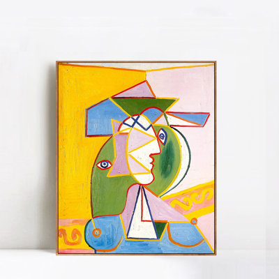 " Bust of a Woman, 1934 by Pablo Picasso, Women Portrait of Marie-Therese Walter " by Pablo Picasso Print